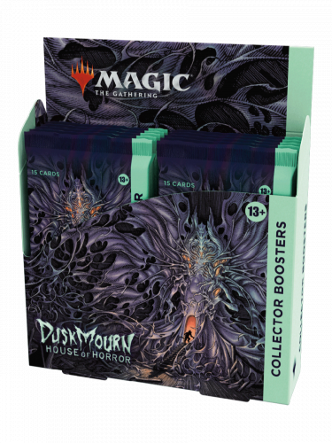 Kártyajáték Magic: The Gathering Duskmourn: House of Horror - Collector Booster Box (12 booster)