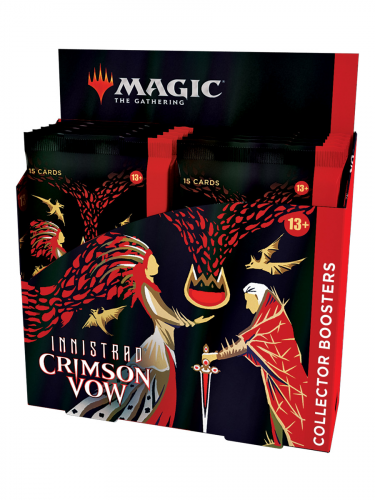 Kártyajáték Magic: The Gathering Innistrad: Crimson Vow - Collector Booster Box (12 boosterů)