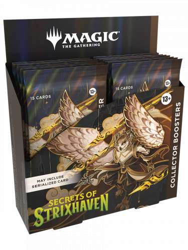Kártyajáték Magic: The Gathering Secrets of Strixhaven - Collector Booster Box (12 booster)