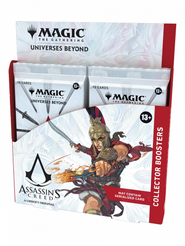 Kártyajáték Magic: The Gathering Universes Beyond - Assassin's Creed - Collector Booster Box (12 boosterů)