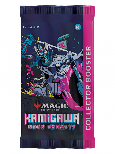 Kártyajáték Magic: The Gathering Kamigawa: Neon Dynasty - Collector Booster (15 karet)