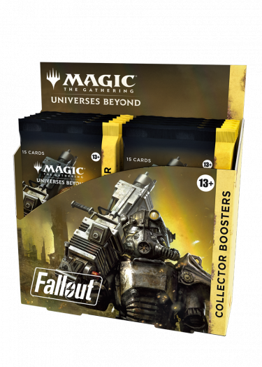 Kártyajáték Magic: The Gathering Universes Beyond - Fallout - Collector Booster Box (12 boosterů)