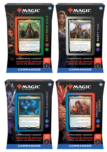 Kártyajáték Magic: The Gathering Commander Legends D&D: Battle for Baldur's Gate - Commander Deck Set