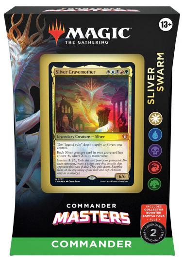 Kártyajáték Magic: The Gathering Commander Masters - Sliver Swarm (Commander Deck)