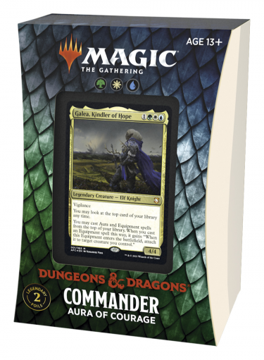 Kártyajáték Magic: The Gathering Dungeons and Dragons: Adventures in the Forgotten Realms - Aura of Courage (Commander Deck)