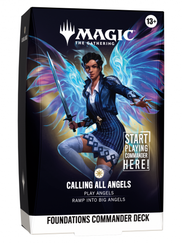 Kártyajáték Magic: The Gathering - Foundations Commander Deck - Calling All Angels