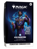 Kártyajáték Magic: The Gathering - Foundations Commander Deck - Keen Engineering