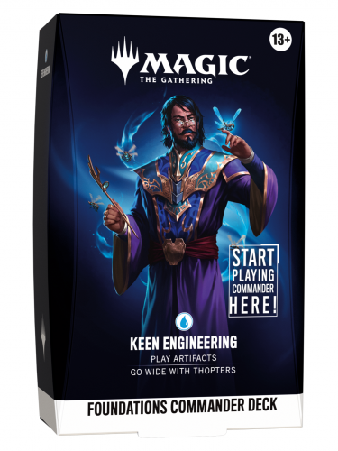 Kártyajáték Magic: The Gathering - Foundations Commander Deck - Keen Engineering