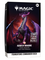 Kártyajáték Magic: The Gathering - Foundations Commander Deck - Reign of Dragons
