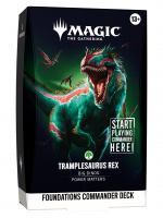 Kártyajáték Magic: The Gathering - Foundations Commander Deck - Tramplesaurus Rex
