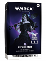 Kártyajáték Magic: The Gathering - Foundations Commander Deck - Wretched Ranks