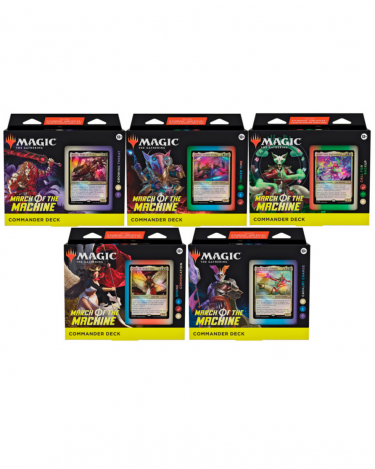 Kártyajáték Magic: The Gathering March of the Machine - Commander Deck Set (sérült csomagolás)