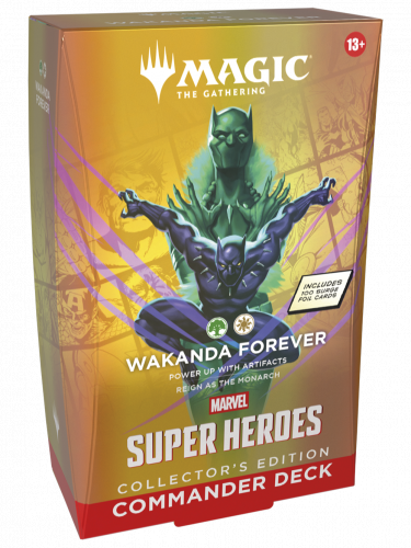 Kártyajáték Magic: The Gathering Marvel Super Heroes - Wakanda Forever Commander Deck Collector's Edition