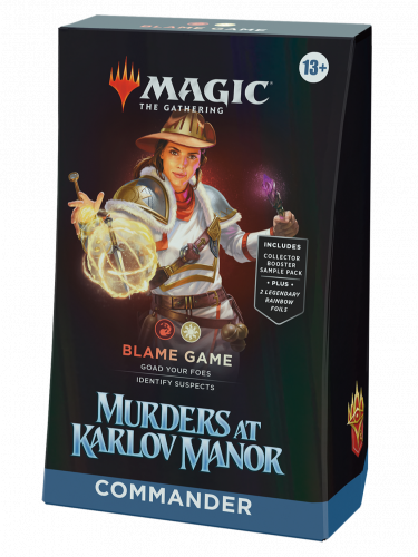 Kártyajáték Magic: The Gathering Murders at Karlov Manor - Blame Game Commander Deck