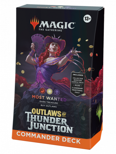 Kártyajáték Magic: The Gathering Outlaws of Thunder Junction - Most Wanted Commander Deck
