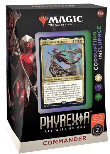 Kártyajáték Magic: The Gathering Phyrexia: All Will Be One - Corrupting Influence (Commander Deck)