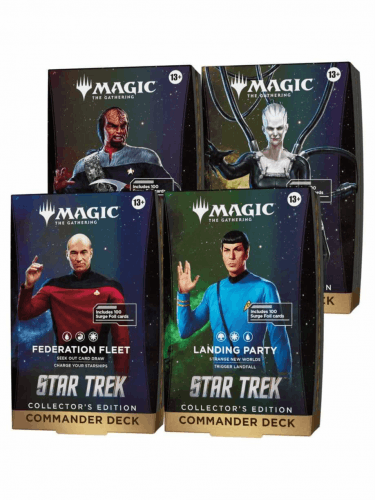 Kártyajáték Magic: The Gathering - Star Trek - Collector's edition Commander Deck Set
