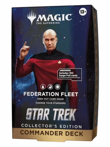 Kártyajáték Magic: The Gathering - Star Trek - Federation Fleet Collector's edition Commander Deck