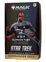 Kártyajáték Magic: The Gathering - Star Trek - Klingon Fury Collector's edition Commander Deck