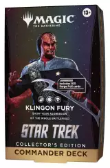 Kártyajáték Magic: The Gathering - Star Trek - Klingon Fury Collector's edition Commander Deck - Magic The Gathering