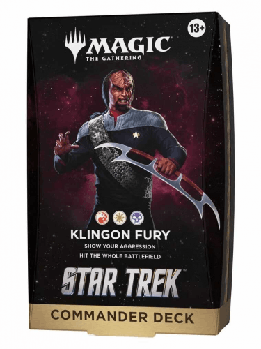Kártyajáték Magic: The Gathering - Star Trek - Klingon Fury Commander Deck