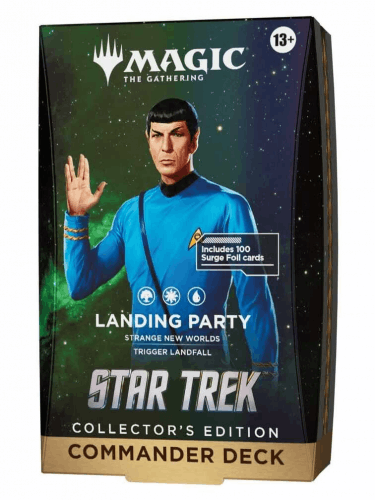 Kártyajáték Magic: The Gathering - Star Trek - Landing Party Collector's edition Commander Deck