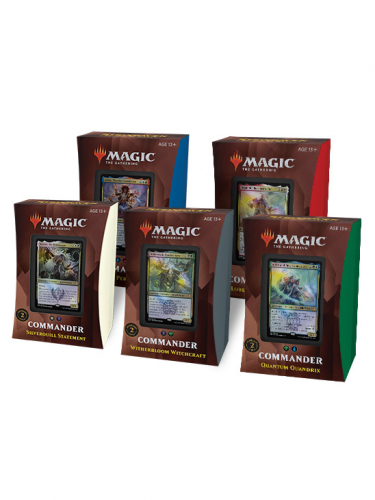 Kártyajáték Magic: The Gathering Strixhaven - Commander Deck Set (5 balíčků)