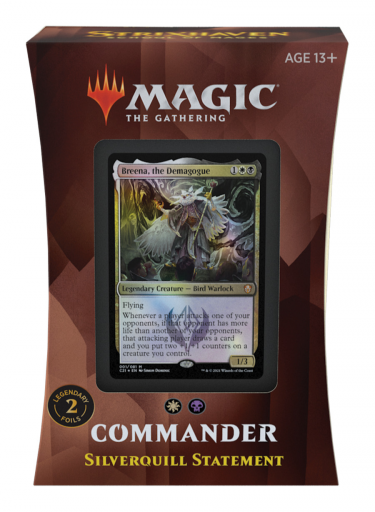 Kártyajáték Magic: The Gathering Strixhaven - Silverquill Statement (Commander Deck)