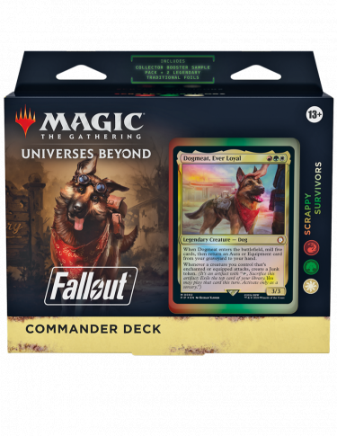 Kártyajáték Magic: The Gathering Universes Beyond - Fallout - Scrappy Survivors (Commander Deck)