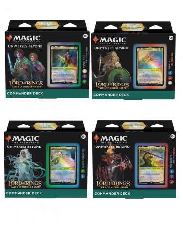 Kártyajáték Magic: The Gathering Universes Beyond - LotR: Tales of the Middle Earth Commander Deck Set