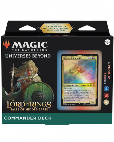 Kártyajáték Magic: The Gathering Universes Beyond - LotR: Tales of the Middle Earth - Riders of Rohan (Commander Deck)