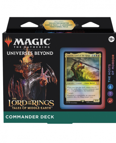 Kártyajáték Magic: The Gathering Universes Beyond - LotR: Tales of the Middle Earth - The Hosts of Mordor (Commander Deck)