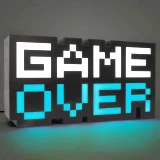 Game Over kis asztali lámpa - 8-bit Light V2