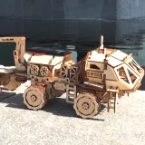 Építő készlet - napelemes kocsi Navitas Rover LS504 (fa)
