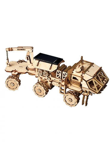Építő készlet - napelemes kocsi Navitas Rover LS504 (fa)