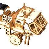 Építő készlet - napelemes kocsi Navitas Rover LS504 (fa)