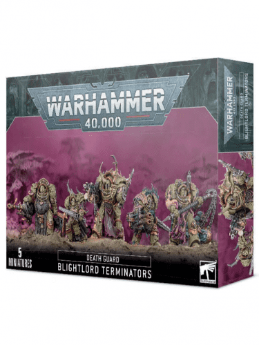 W40k: Death Guard: Blightlord Terminators (5 figura)