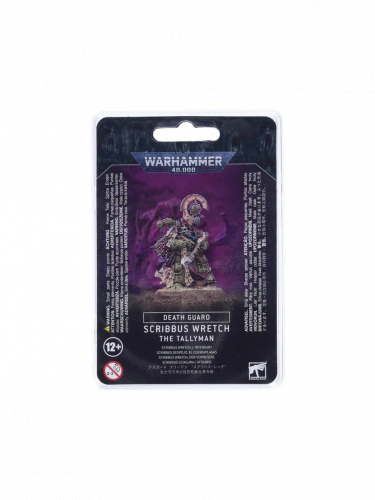 W40k: Death Guard - Scribbus Wretch the Tallyman (1 figura)