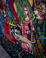 Tapestry Kingdom Come: Deliverance II - Iluminace Vlašský dvůr (textilre nyomtatott kép)