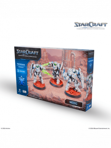 Társasjáték StarCraft - Tabletop Miniature Game - Medic - Expansion Set (3 figura)