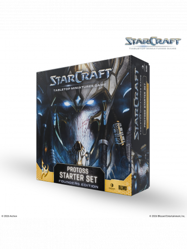 Társasjáték StarCraft - Tabletop Miniature Game - Protoss Starter Set - Founder's Edition