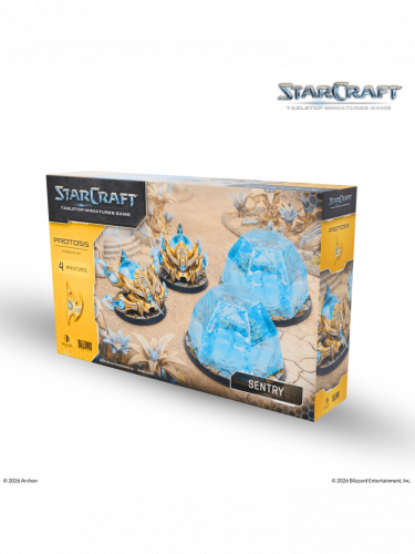 Társasjáték StarCraft - Tabletop Miniature Game - Sentry - Expansion Set (4 figura)