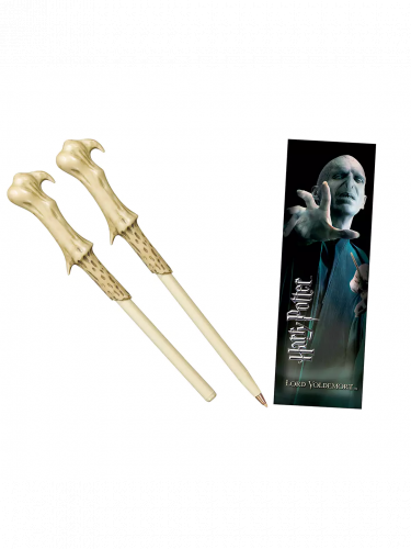 Ajándék készlet Harry Potter - Voldemort Wand (toll, könyvjelző)