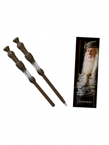 Ajándék készlet Harry Potter - Dumbledore Wand (toll, könyvjelző)