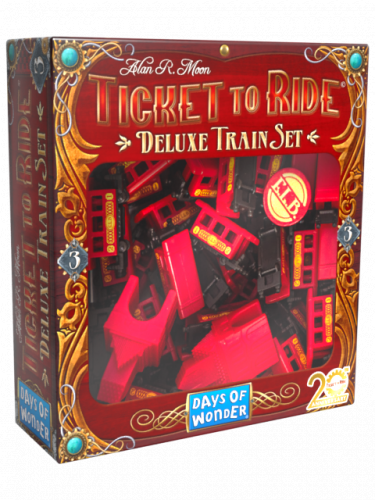 Társasjáték Ticket to Ride! - Deluxe Train Set (piros)