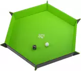 Dice Tray Gamegenic - Magnetic - Hexagonal Black/Green - Kockák és kiegészítők