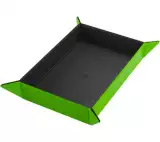 Dice Tray Gamegenic - Magnetic - Rectangular Black/Green - Kockák és kiegészítők