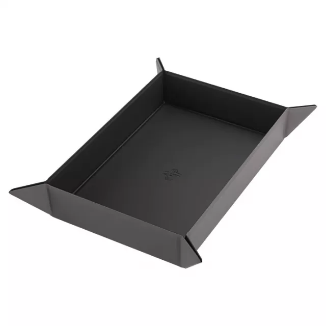 Dice Tray Gamegenic - Magnetic - Rectangular Black/Grey - Kockák és kiegészítők