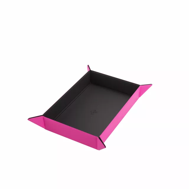 Dice Tray Gamegenic - Magnetic - Rectangular Black/Pink - Kockák és kiegészítők