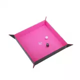 Dice Tray Gamegenic - Magnetic - Square Black/Pink - Kockák és kiegészítők